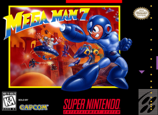 Mega Man VII (Capcom) (Europe) box art