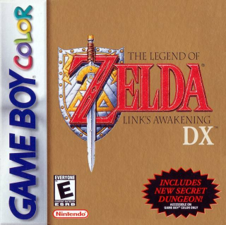 Legend of Zelda, The - Link's Awakening DX Rev 2 (Nintendo) (EU-US)[GBC][SGB] box art