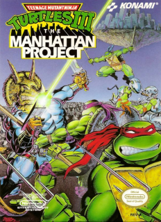Teenage Mutant Ninja Turtles III - The Manhattan Project box art