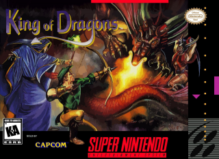 King of Dragons, The (Capcom) (USA) box art
