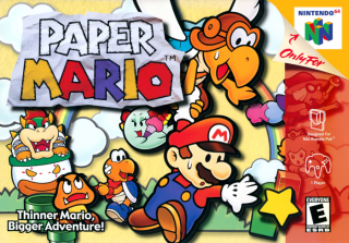 Paper Mario (USA) box art