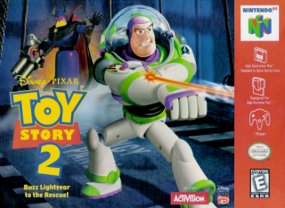 Toy Story 2 - Buzz Lightyear to the Rescue! (USA) (Rev 1) box art