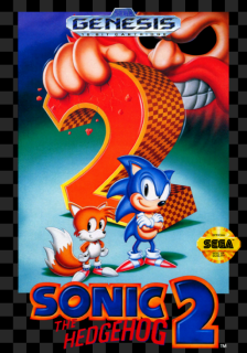 Sonic the Hedgehog 2 Rev 1 box art