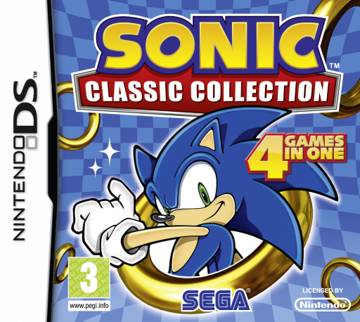 Sonic Classic Collection (NDSi Enhanced) box art