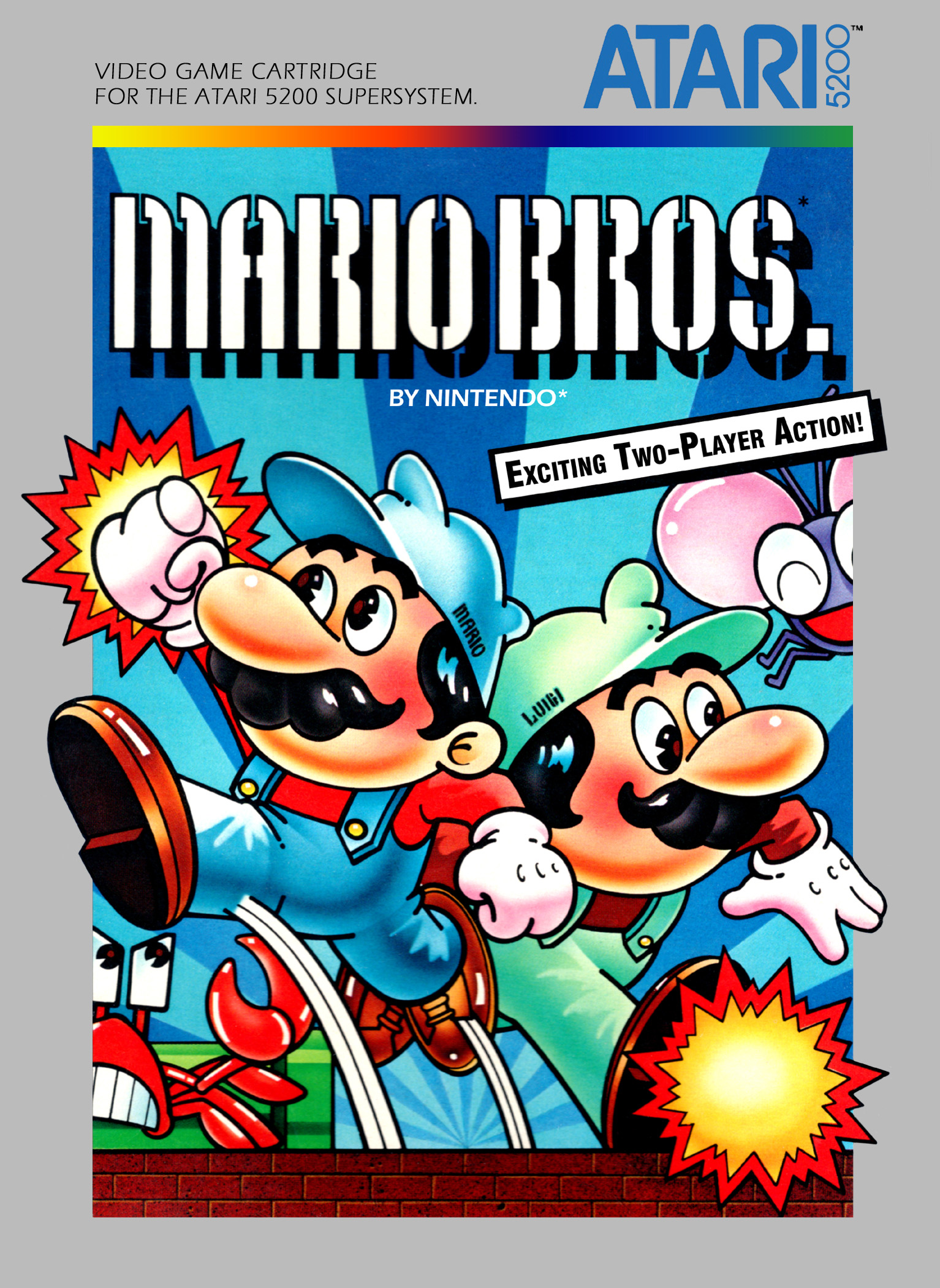 Mario Bros. (Atari) (USA)[CX5247] box art