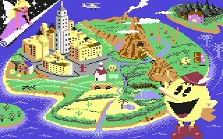 Pac-Land (Commodore 64) box art