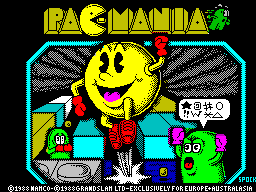Pac-Mania (ZX Spectrum) box art