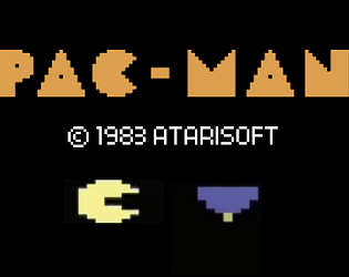 Pac-Man (Commodore 64) box art