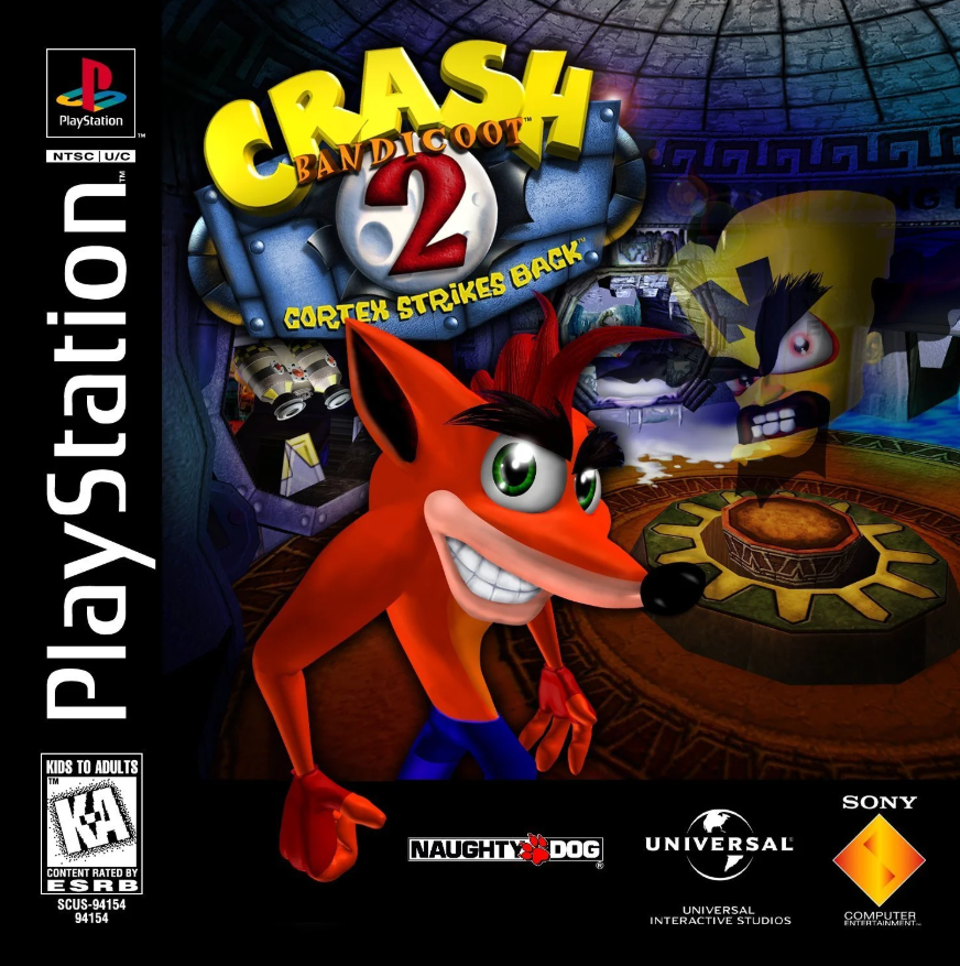 Crash Bandicoot 2 box art